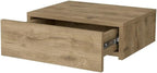 Vienna 1-Drawer Manufactured Wood Floating Nightstand, Macadamia