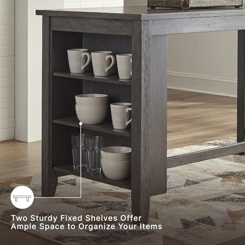 Signature Design by Ashley Caitbrook Counter Height Dining Table, Gray