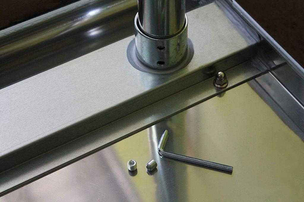 AmGood 36" Long x 36" Deep Stainless Steel Table with Casters