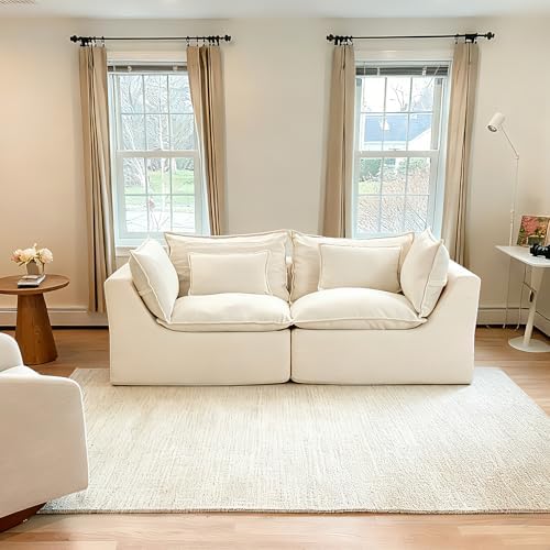 Couch Sectional Sofas Cloud Couches for Living Room | Loveseat L U Shaped Mod...
