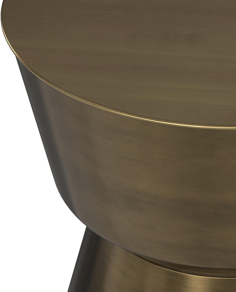 SIMPLIHOME Allegra Metal Table - 16 inch Wide Solid Iron Round Side Table in ...