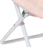 Atmosphera Children's Unicorn Chair in Light Pink Fabric H 50 cm