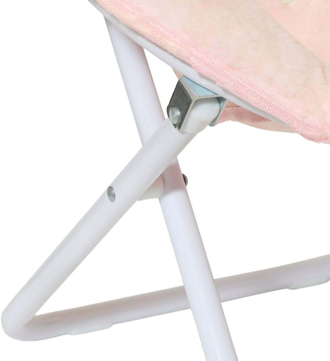 Atmosphera Children's Unicorn Chair in Light Pink Fabric H 50 cm