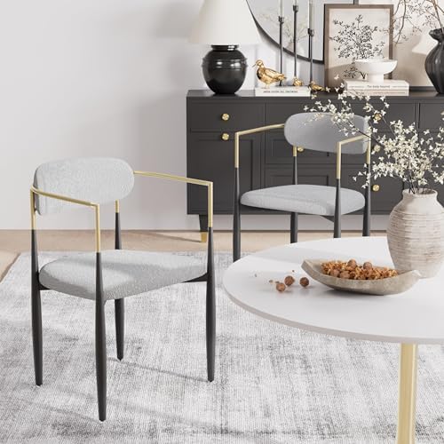 Baysitone Dining Chairs Set of 4 Mid-Century Modern Upholstered Boucle Dining...
