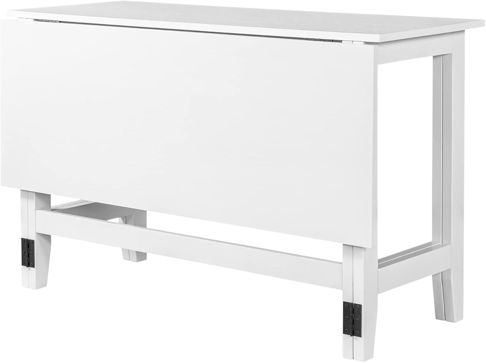 GDFStudio Marford 47" Extendable Dining Table, Modern Rectangular Kitche...