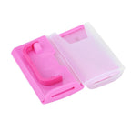 Milk Carton Holder Adjustable Spillproof Milk Drink Holder with Handle for Kid Child Kitchen Tool (Red)