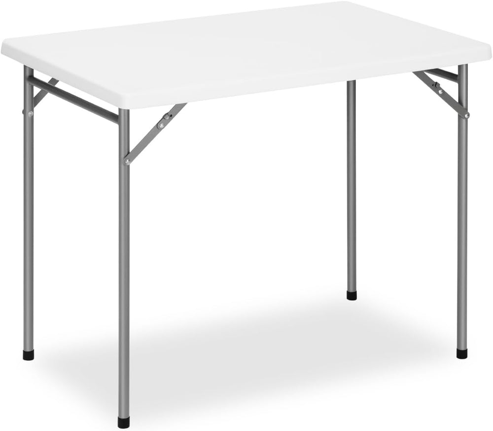 3ft Rectangular Folding Table for All-Occasion, Foldable Table with HDPE Tabl...