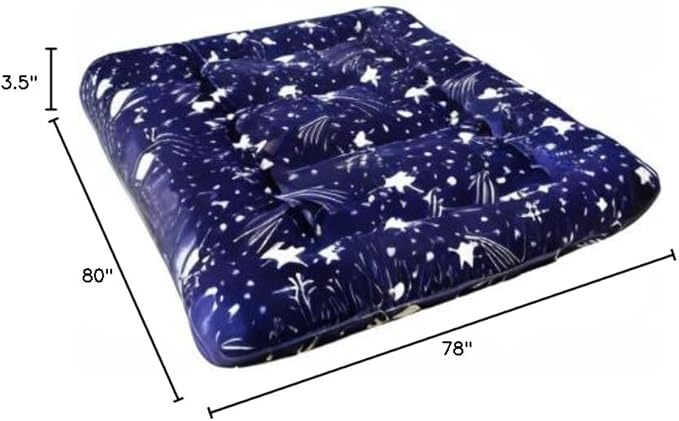 MAXYOYO Japanese Floor Mattress Futon Mattress, 4" Thicken Tatami Mat Sleeping Pad Foldable Roll Up Mat Boys Girls Dormitory Pad Kids Floor Lounger Pillow Bed, Charcoal Grey, Queen Size