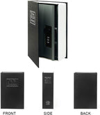Large Diversion Book Safe Storage Box (Size 10.5"×8"×2.6") With Security Combination Lock, Dictionary Secret Hidden Safe (Black Dictionary-Combination)