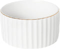 Paper Clip Holder for Desk Ceramic Paperclip Holders, Office Desktop Paperclips Binders Dispenser Organizer, White