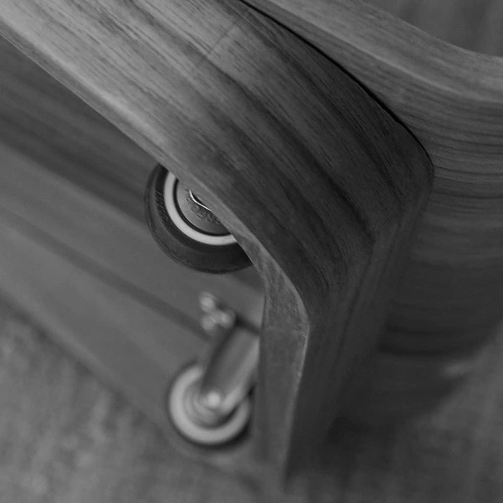 Wood Side Table Modern C Table Sofa Small End Table Mobile Coffee Table Snack...