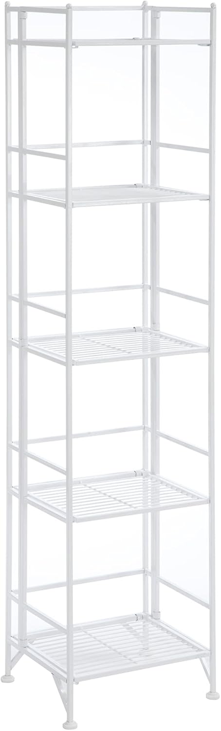 Convenience Concepts Xtra Storage Shelves - 5-Tier Folding Metal Storage Shel...
