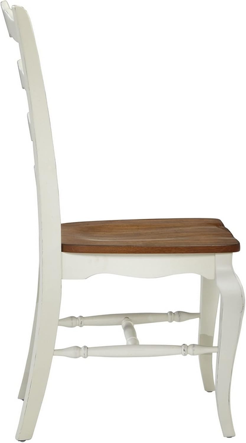 Homestyles French Countryside Off-White Dining Chairs, Set of 2