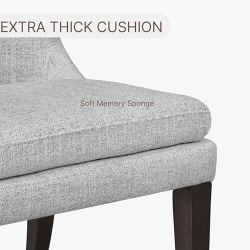 KISLOT Upholstered Dining Chairs Modern Sidechair Performance Fabric High Bac...