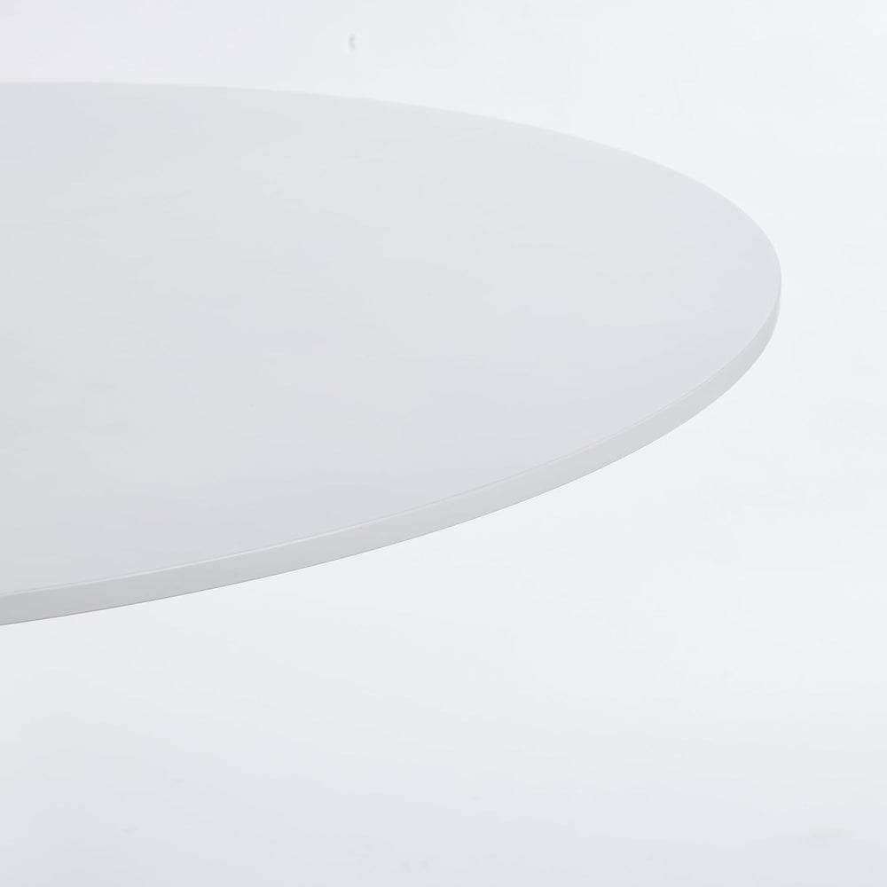 42.1" Round Dining Table Mid Century Modern Tulip Table Kitchen Dining T...