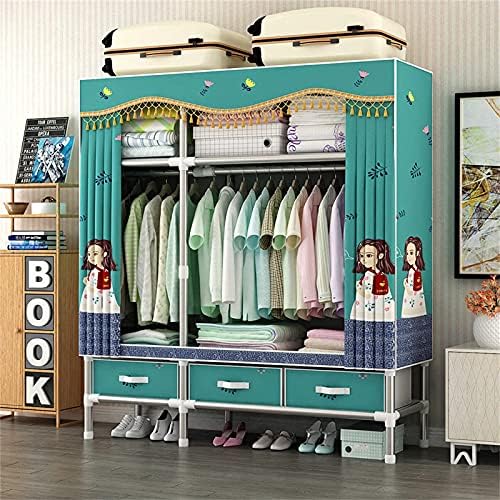Portable Wardrobe Cloth Wardrobe Large Wardrobe,Simple Portable Wardrobe Mult...