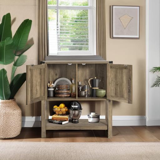 Mufico Sofa Table Console Table,Coffee Bar Cabinet,31.5 L x 13.8 D x 34.65 H ...