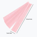24pcs freely adjustable drawer dividers for organizing messy clothes, cosmetics, stationery, tableware, daily sundries, suitable for kitchen, living room, bathroom, study, office (pink)