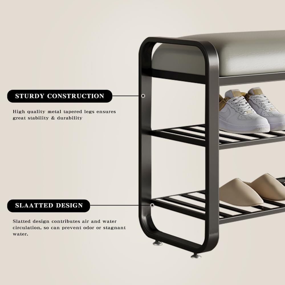 shoe bench,entryway bench with shoe storage,modern shoe rack bench with cushi...
