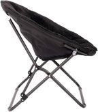 Saucer Chair for Kids and Teens in Black Color (Black)