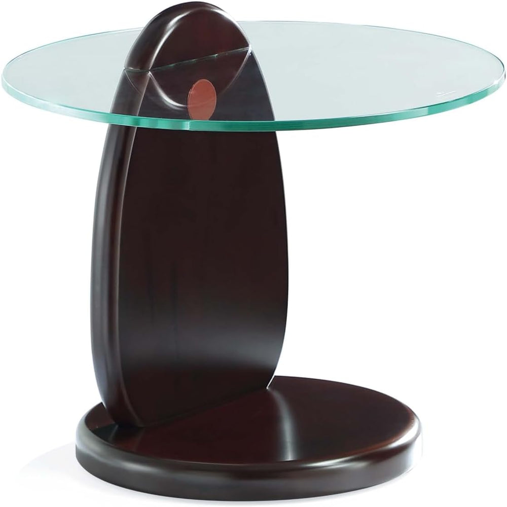 Manhattan Comfort Artesia 2 Piece Set, Round End and Coffee Tables with with ...