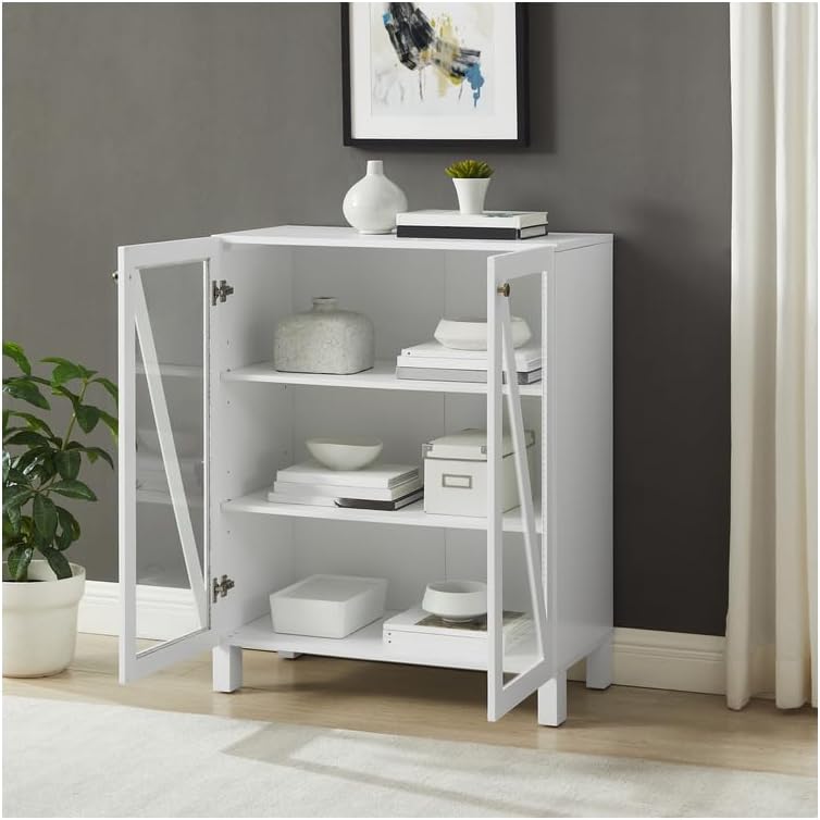 HomeStock Stackable Pantry Cabinet - Kitchen Storage Organizer - 16" D x...