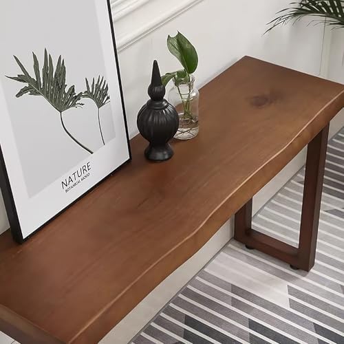 Solid Wood Console Table,mid Century Modern Narrow Entryway Table,Pine Farmho...