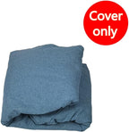 Stuffed Animal Storage Bean Bag Cover (No Filler) Extra Soft Beanbag Seat Chair Covers-Cotton Linen Memory Foam Beanbag Replacement Cover for Adults Children without Filling