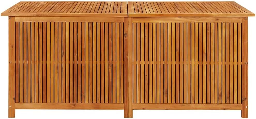 Wood Garden Backyard Organization, Wooden Garden Storage Box for Patio Furnit...
