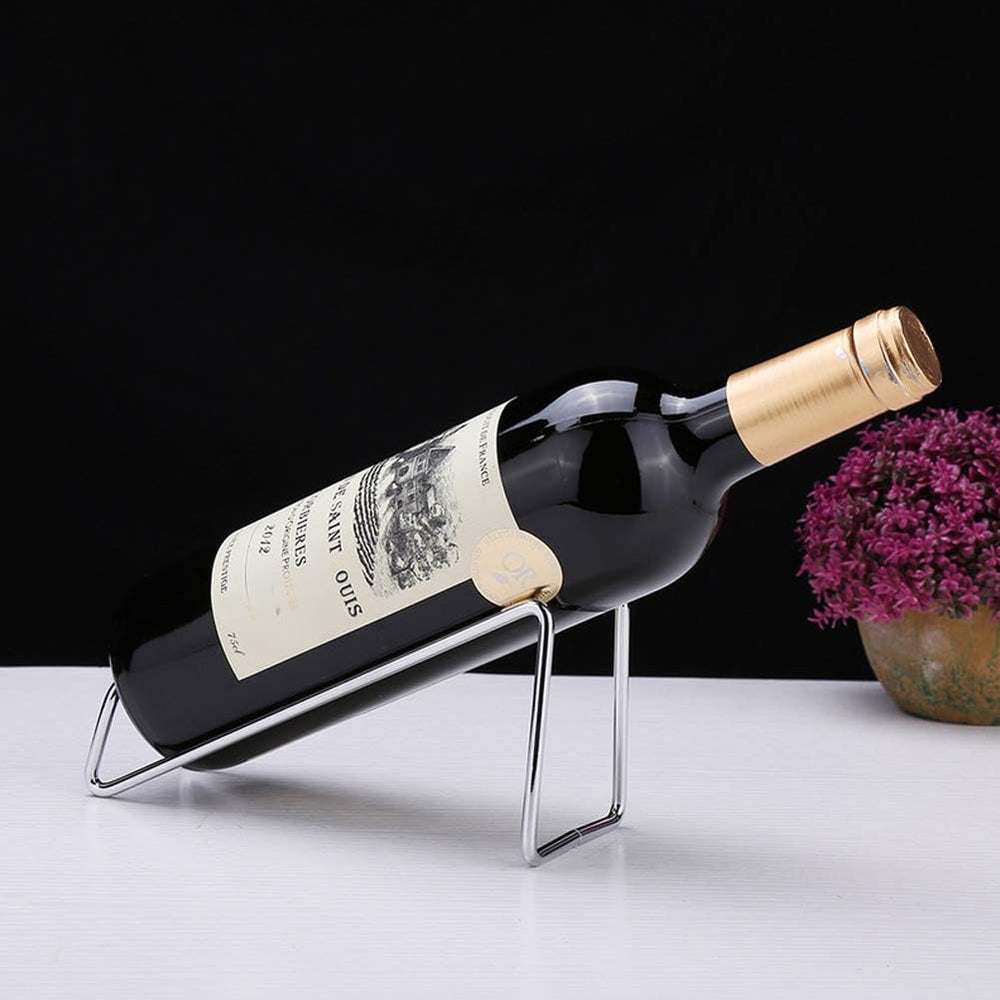 10 Pcs Metal Wine Rack Freestanding -Tabletop/ Countertop Wine Rack Holder - ...