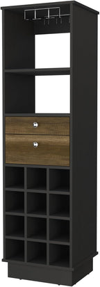 Wine Cabinet with 2-Drawer Storage, 1-Shelf Pantry Sideboard Locker for Kitchen Living Room,for Kitchen Home