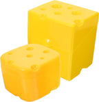 2pcs Cheese Storage Containers with Sealing Lid Abs Fridge Boxes for Sliced Cheese and Butter Household Crisper Bins for Freshness Preservation and Kitchen Organization