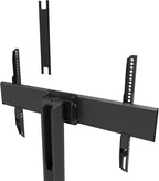 Kanto TTS150 Tabletop Stand for 37" to 60" TVs | Supports up to 88 lb | Height Adjustable | Swivels up to 30° | Tilts -5° | Black