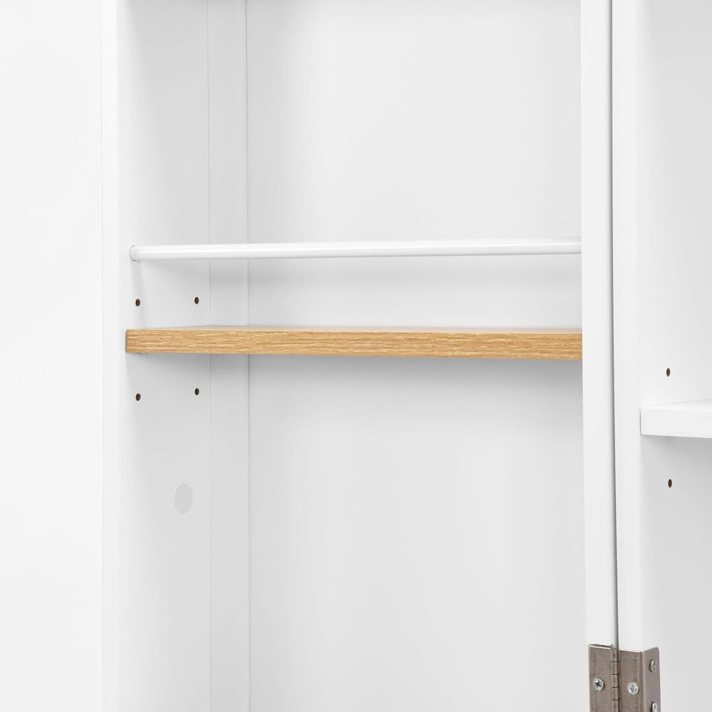 29.9x15.74x71.65Inches White Kitchen Pantry Cabinet, Freestanding Storage Cab...