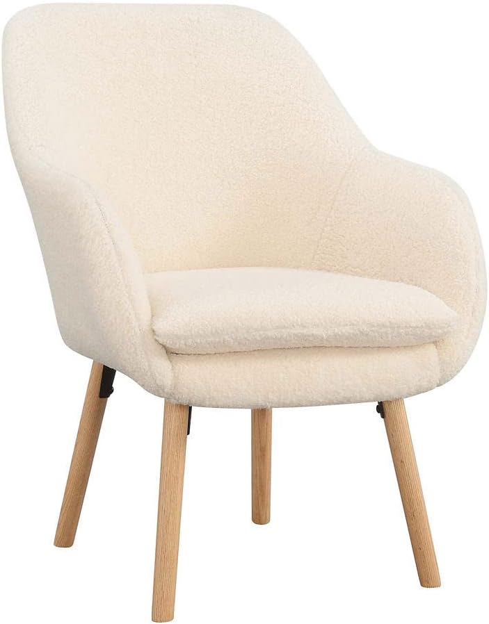 Convenience Concepts Take a Seat Charlotte Wingback Sherpa Accent Armchair 25...
