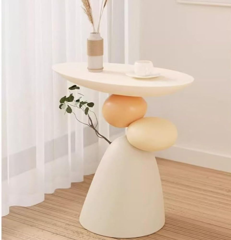 Multifunctional Resin Side Table, Distinctive End Table, Good Luck Coffee Tab...