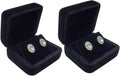 2 Pieces Velvet Earring Box,Stud Earring Case,Jewelry Gift Box | for Proposal,Engagement,Wedding,Anniversary and Birthday
