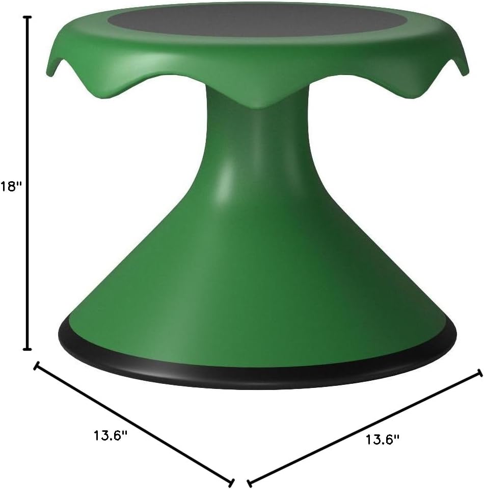 Hokki Stool Flexible Ergonomic Seating - 18" Green