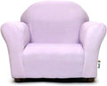 Roundy Toddler Armchair with Soft Microsuede Upholstery Durable Wooden Frame, Ergonomic Design, Fully Assembled, Comfortable Kids Chair for Ages 2-5, Ideal for Bedroom, Playroom & Daycare Use.