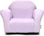 Roundy Toddler Armchair with Soft Microsuede Upholstery Durable Wooden Frame, Ergonomic Design, Fully Assembled, Comfortable Kids Chair for Ages 2-5, Ideal for Bedroom, Playroom & Daycare Use.
