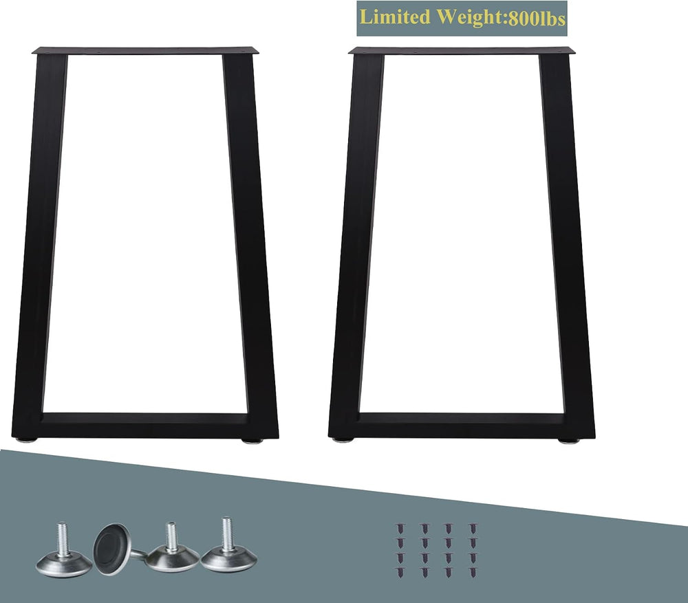Metal Table Legs Heavy Duty Square Tube Desk Frame Modern Dining Table/Coffee...