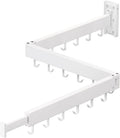 Clothes Drying Rack,Laundry Space Saver Wall Mounted,Retractable,Collapsible(Tri-Fold), White Color Rack Clothing