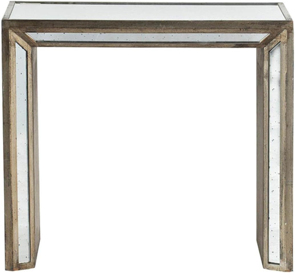 A&B Home 36137 Waverly Mirrored Nested Side Tables, Set of 2
