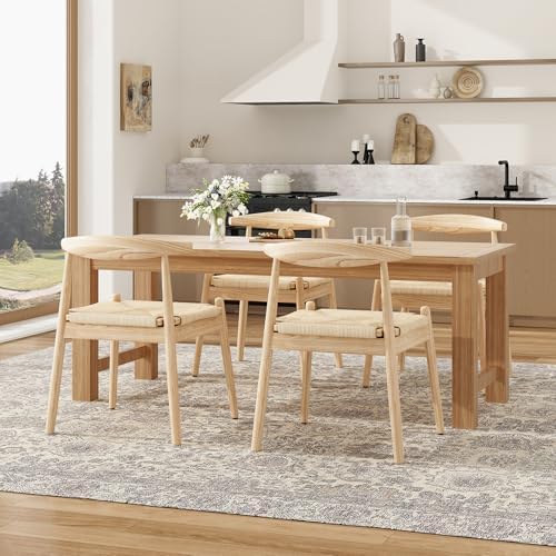 Soohow Dining Chairs Set of 2, Mid Century Modern Kitchen & Dining Room C...