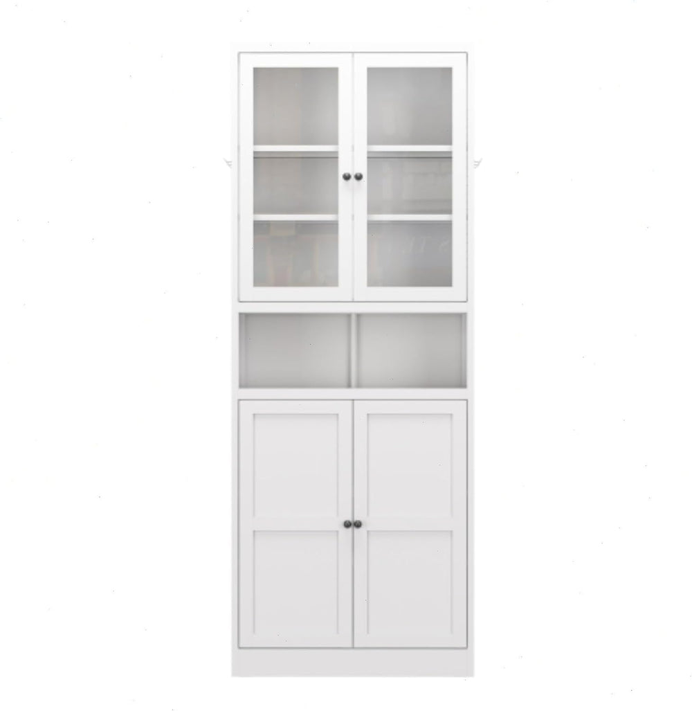 Kitchen Pantry Cabinet,72" White Pantry Storage Cabinet with Adjustable ...