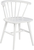 Signature Design by Ashley Grannen Modern 18" Spindle Back Dining Chair, 2 Count, White