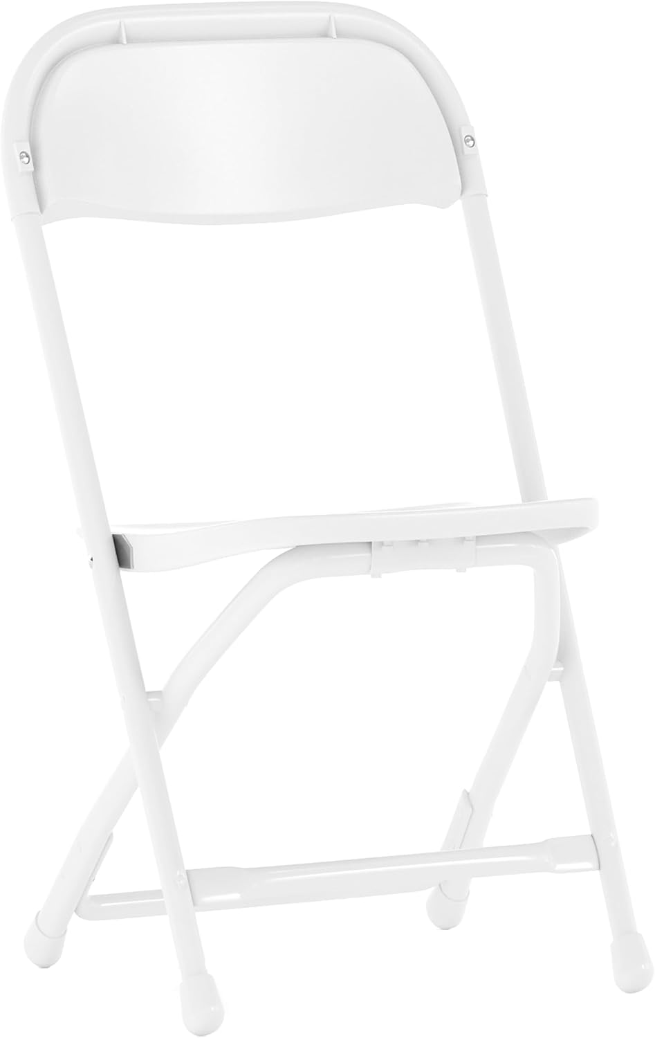 Flash Furniture Kids White Plastic Folding Chair | Durable Construction, Commercial Use