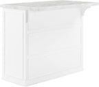 HomeStock Eclectic Elegance Faux Marble Top Kitchen Island