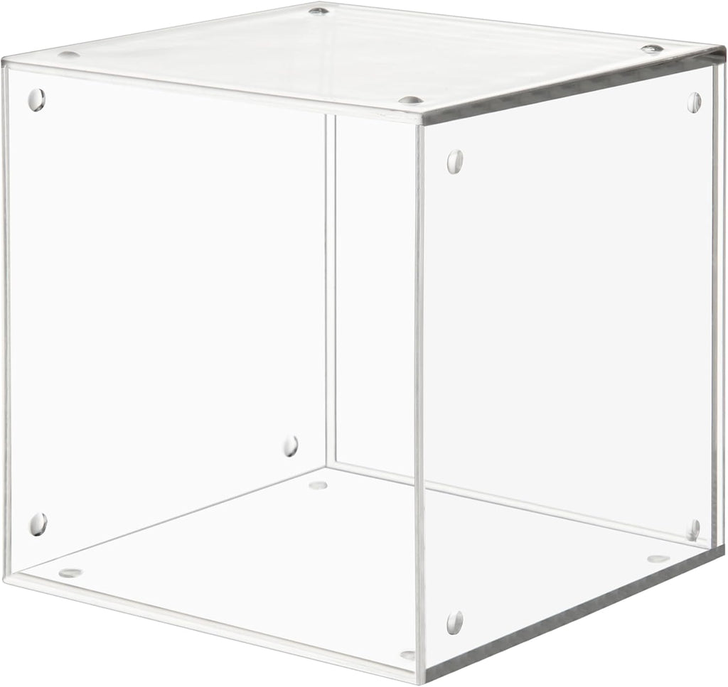 STORi Stackable Clear Plastic CD Organizers (2 Pack) Cube Jewel Case Holders Perfect for Theatre Room | Holds up to 12 CD Cases per Organizer | Made in USA
