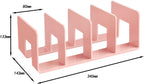 Wardrobe Divider Shelf Purse Organizer for Closet Shelf Dividers Purse Display Stand for Libraries, Pink